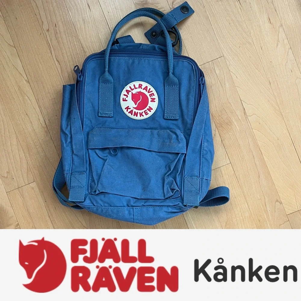 🇸🇪Mini Kånken Backpack - Fjällräven - Sky Blue 7L Good Used Condition